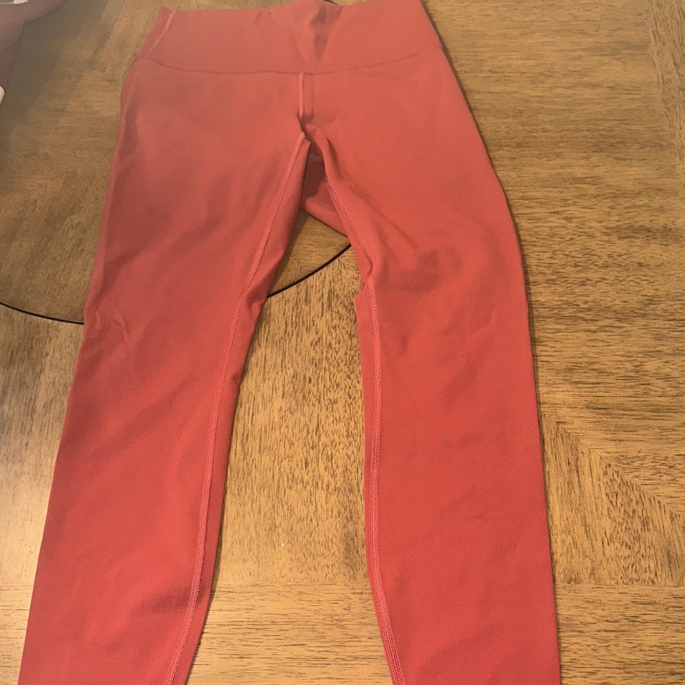 Lululemon Athletica Red Leggings